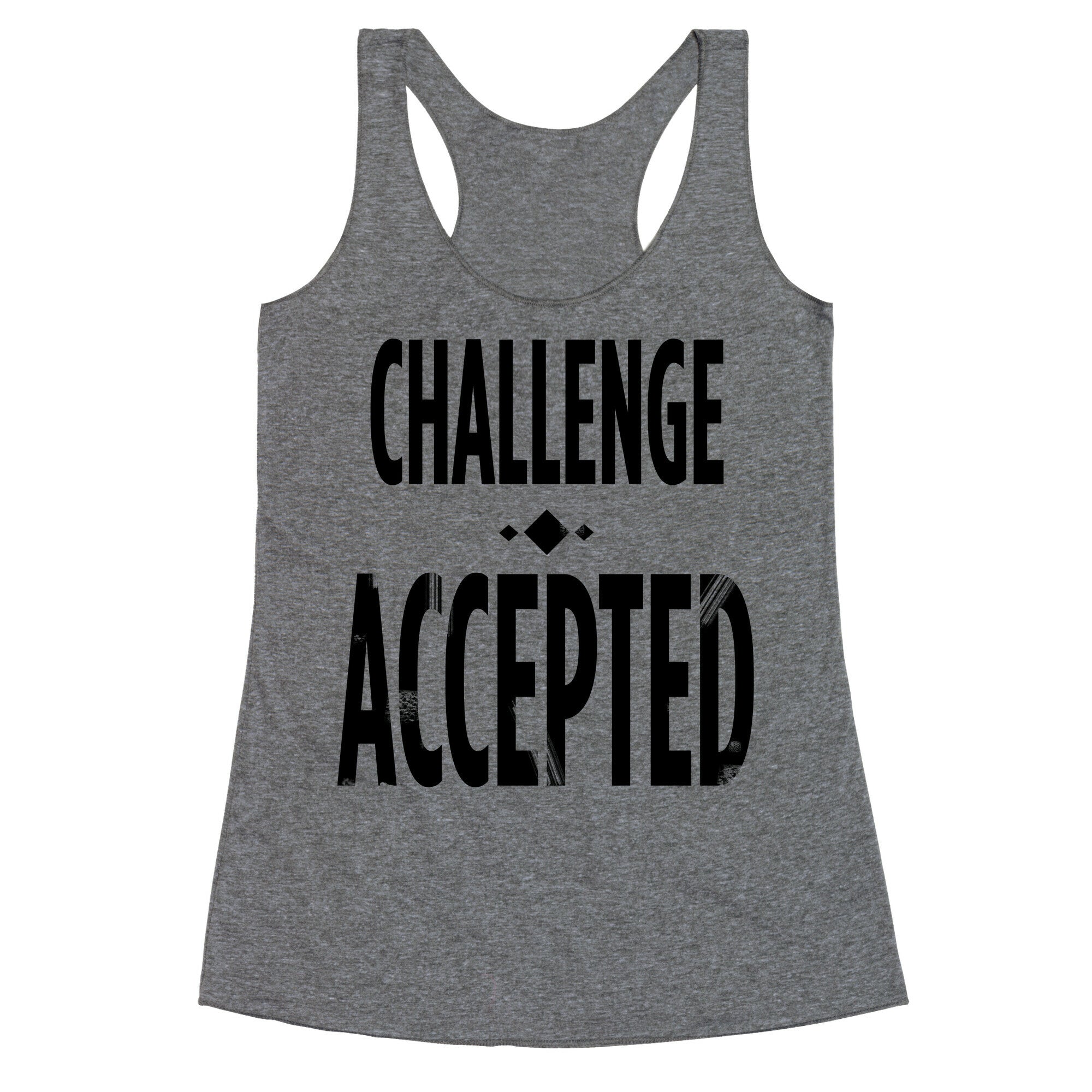 Challenge Accepted Racerback Tank
